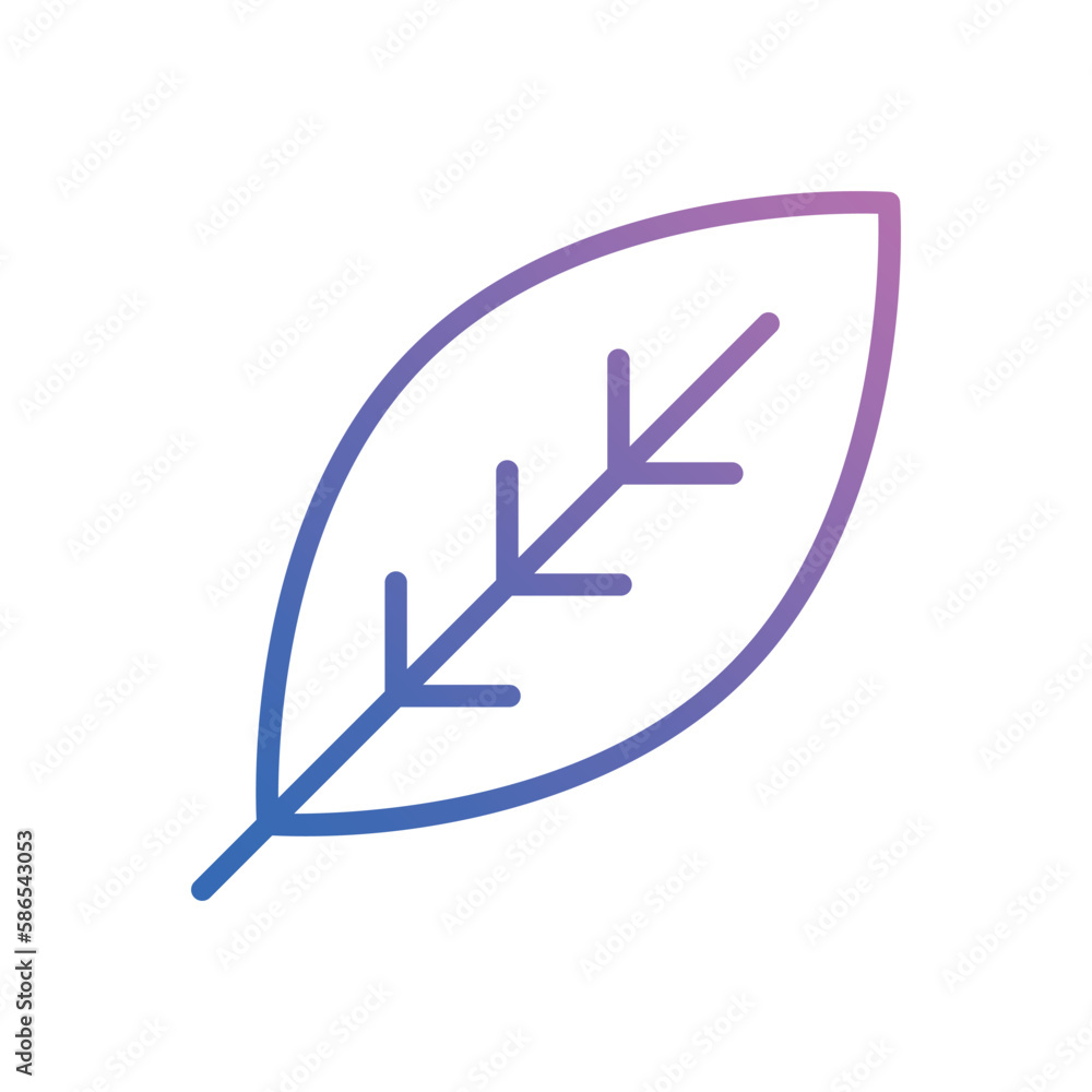 Leaf icon vector stock. Leaf icon vector stock.