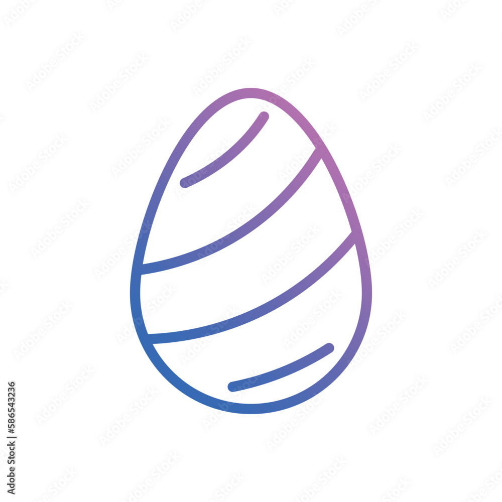 Easter Egg icon vector stock. Easter Egg icon vector stock.
