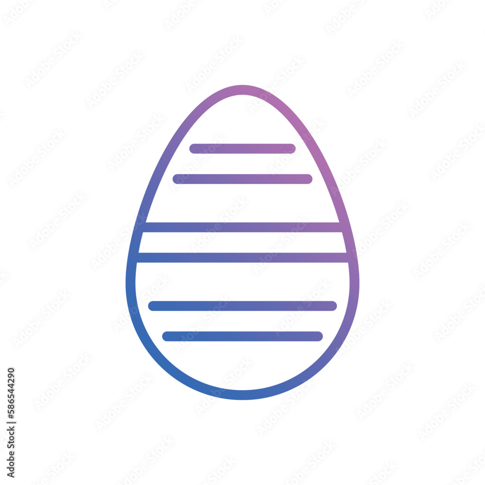 Easter Egg icon vector stock. Easter Egg icon vector stock.