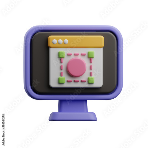 Wallpaper Mural graphic designer object illustration 3d Torontodigital.ca