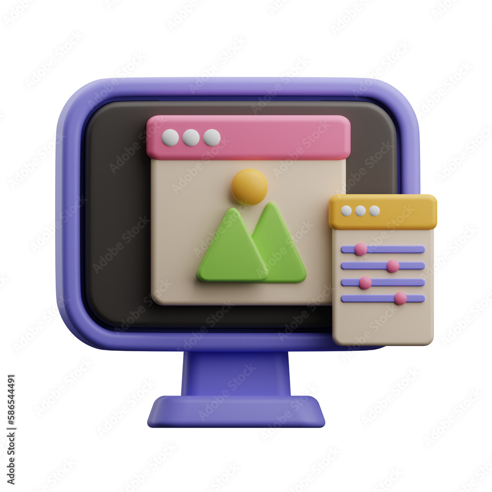 graphic designer editor illustration 3d graphic designer editor illustration 3d
