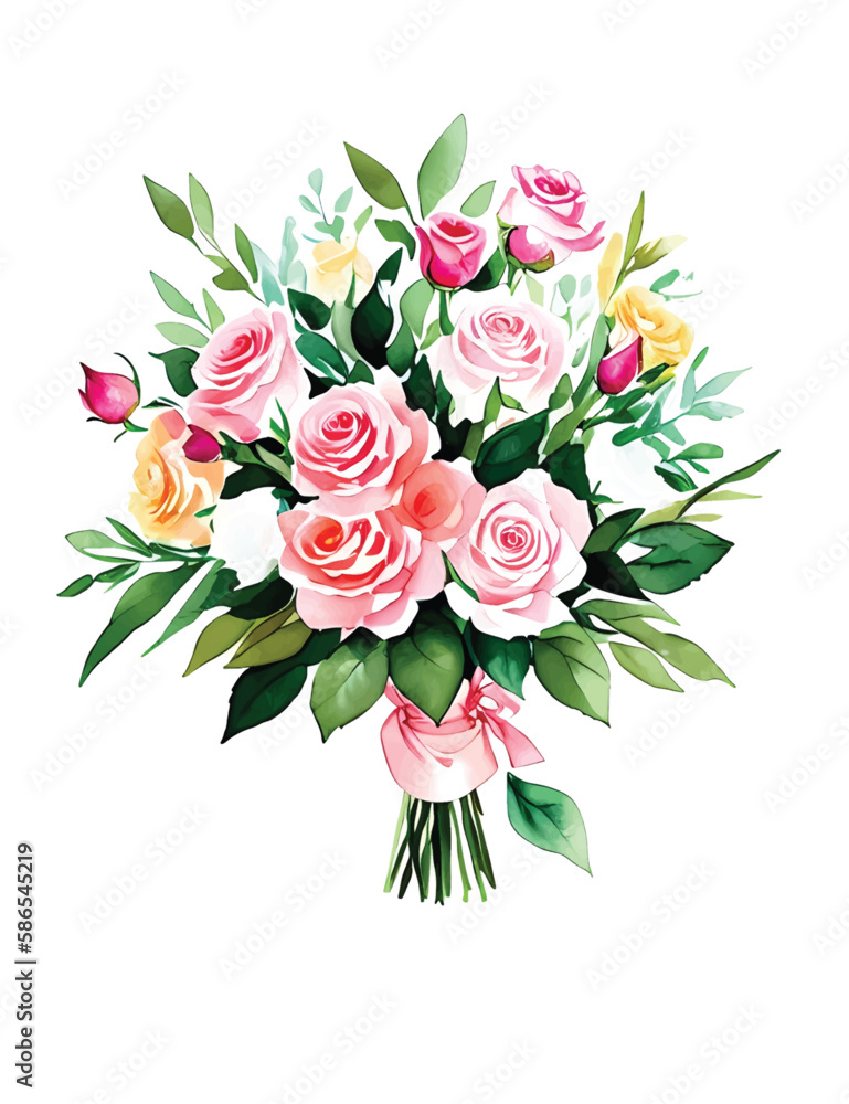 Fototapeta premium Rose bouquet