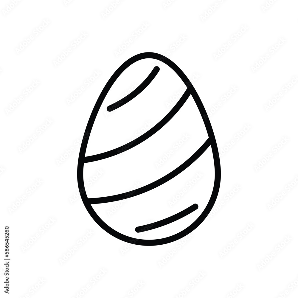 Easter Egg icon vector stock. Easter Egg icon vector stock.