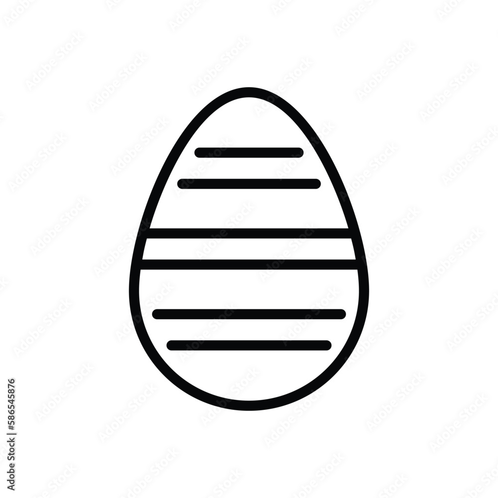 Easter Egg icon vector stock. Easter Egg icon vector stock.