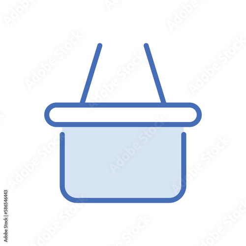 Basket icon vector stock.