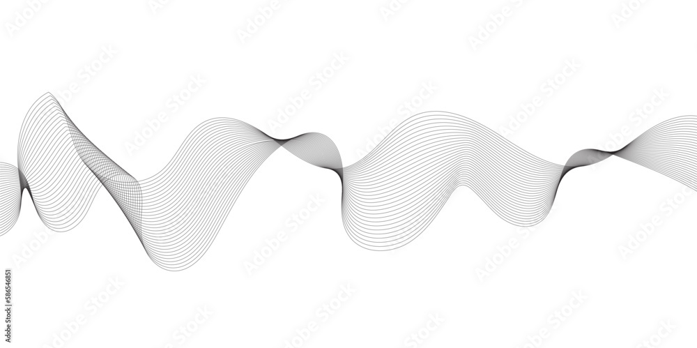 Abstract wavy grey stream element for design on transparent background isolated. Wavy white and grey lines background. Abstract wavy grey stream element for design on transparent background isolated. Wavy white and grey lines background.