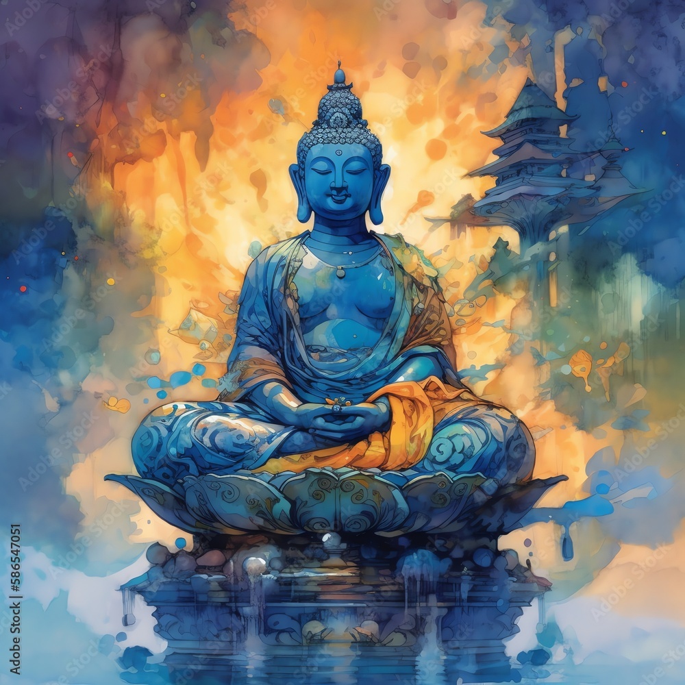 Buddha purnima illustration Buddha purnima illustration