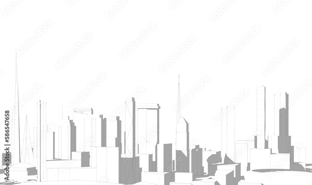 abstract city background
