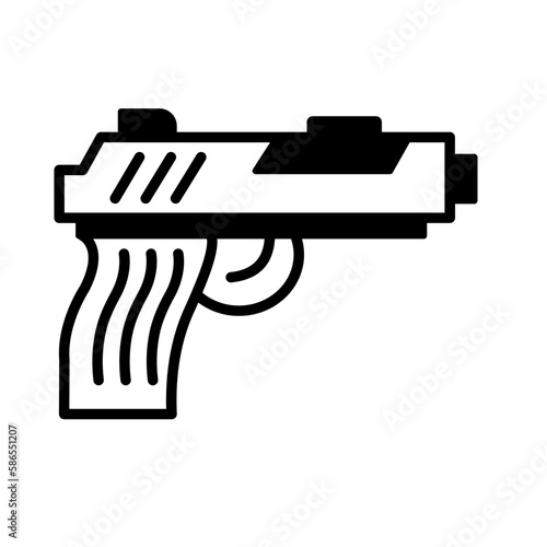 Gun Vector Icon

