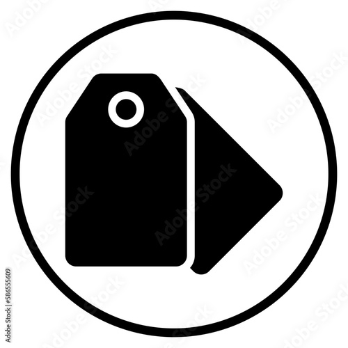 price tag glyph icon