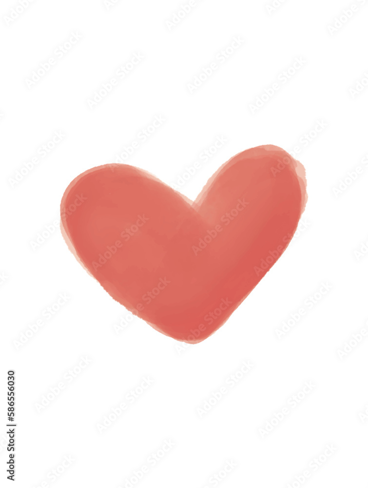 Painted heart, element for design. Beautiful Grunge heart. Valentine's day. For holiday, postcard, poster, carnival, banner, birthday and children's illustration. Painted heart, element for design. Beautiful Grunge heart. Valentine's day. For holiday, postcard, poster, carnival, banner, birthday and children's illustration.