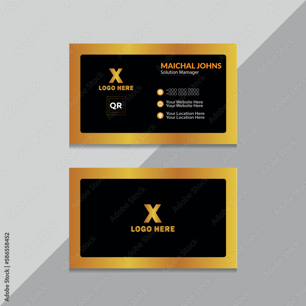 Creative and modern business card template Creative and modern business card template