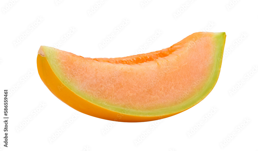 Slice melon isolated on transparent png Slice melon isolated on transparent png