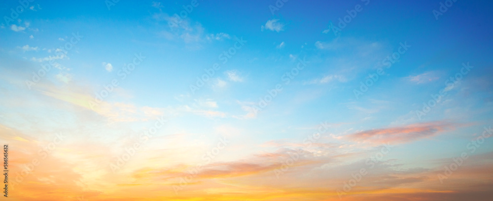 Background of colorful sky concept: