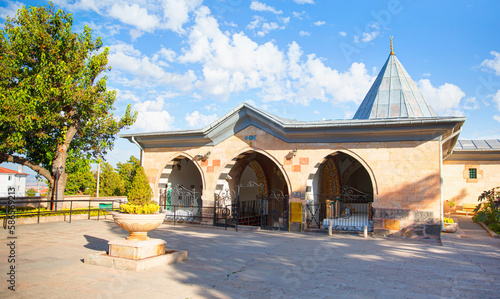 Haci Bektas mosque and worship area in Nevsehir, Turkey photo