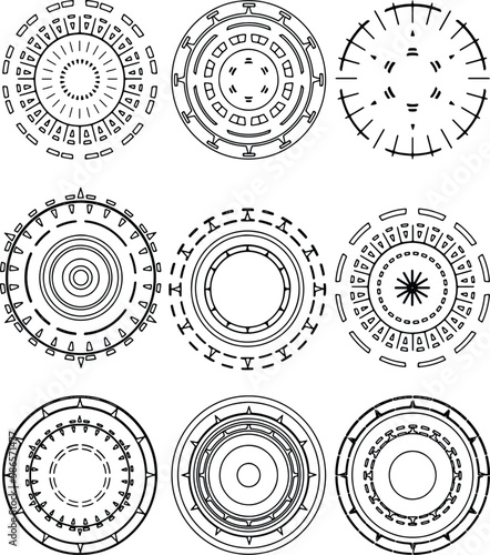 minimal style circle wheels