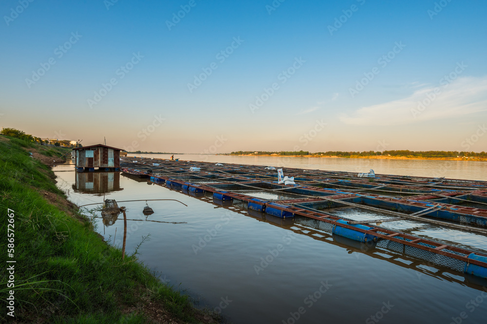 Obraz premium Fish farming