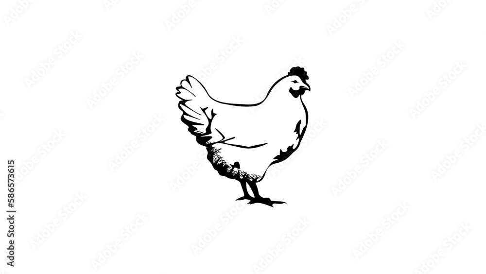 laying hen silhouette laying hen silhouette