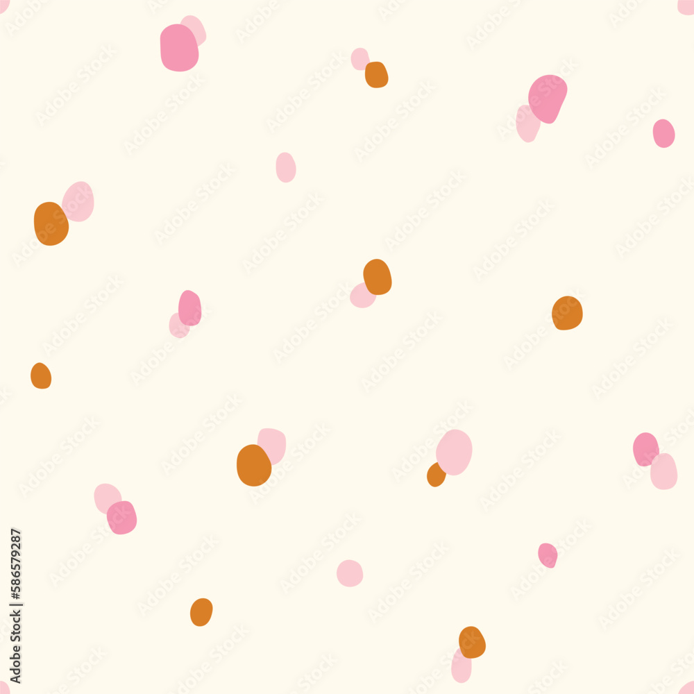 Abstract seamless vector pattern. Vibrant geometric background.