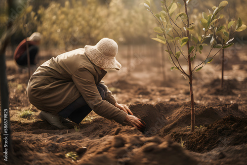 Planting Trees for a Sustainable Future  Community Garden and Environmental Conservation - Promoting Habitat Restoration and Community Engagement on Earth Day