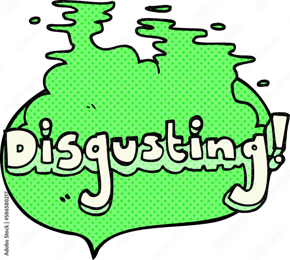 disgusting comic book speech bubble cartoon disgusting comic book speech bubble cartoon