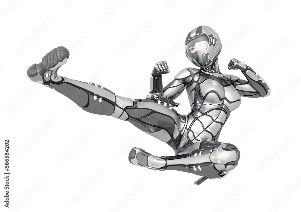 super sweet girl is doing a kung fu kick super sweet girl is doing a kung fu kick