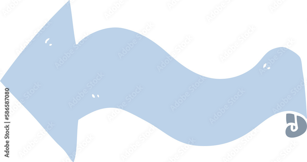 flat color style cartoon arrow flat color style cartoon arrow