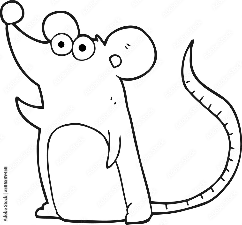 black and white cartoon mouse black and white cartoon mouse