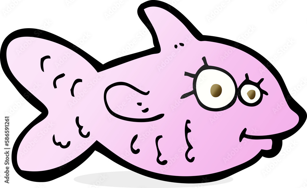 cartoon happy fish cartoon happy fish