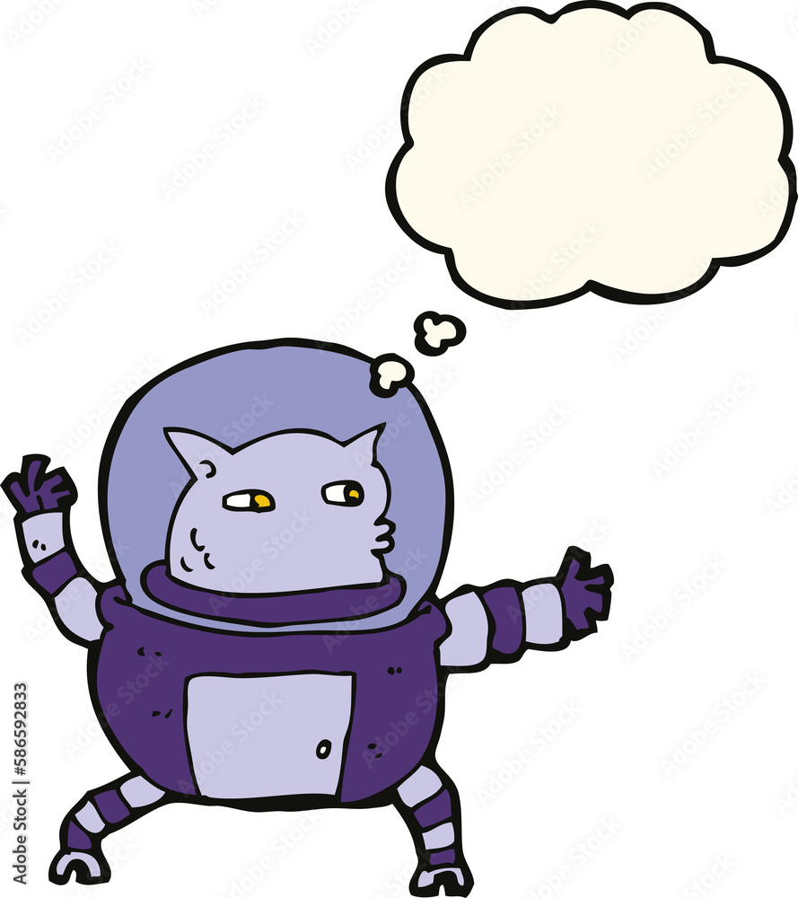 cartoon alien with thought bubble cartoon alien with thought bubble