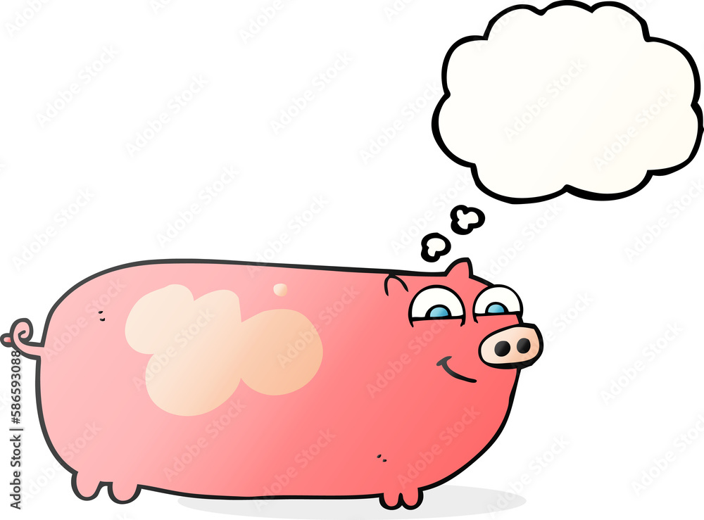 thought bubble cartoon pig thought bubble cartoon pig
