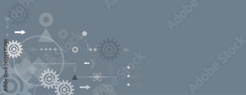 Wallpaper Mural Technischer Hintergrund - Konstruktion- und Ingenieurwesen - Zahnräder, Bewegung, Zusammenspiel
 Torontodigital.ca