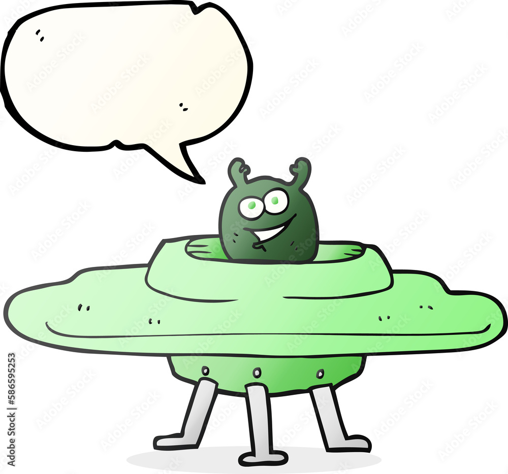 speech bubble cartoon spaceship speech bubble cartoon spaceship