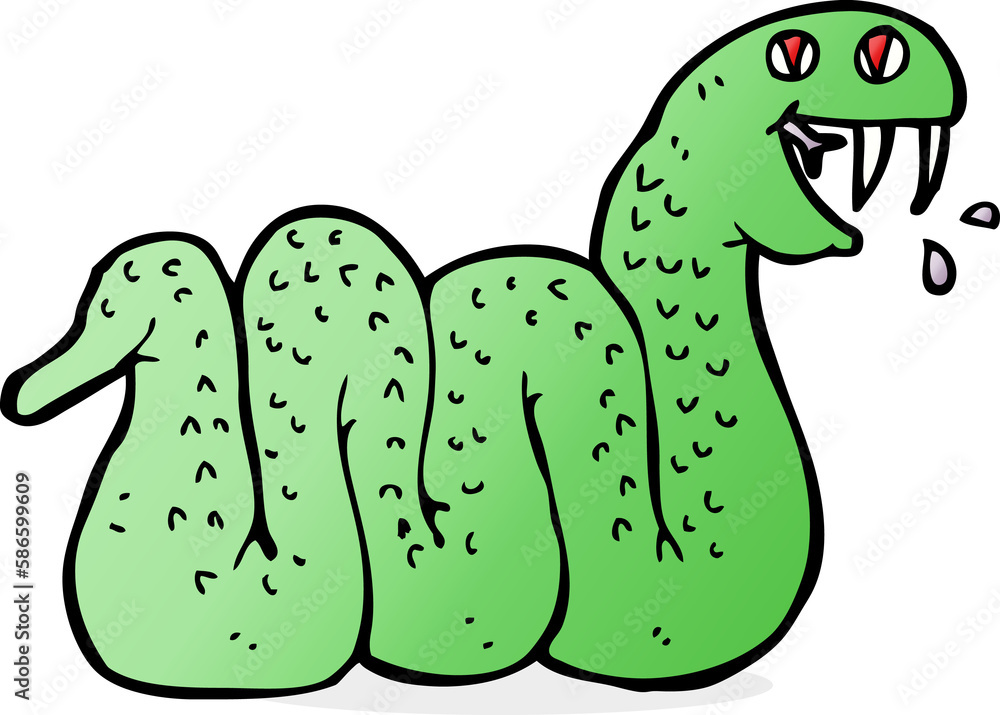 cartoon snake cartoon snake
