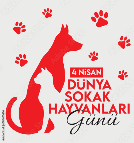 April 4 street animals day turkish 4 nisan sokak hayvanlari günü photo