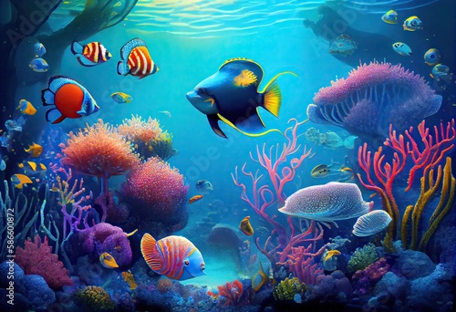 underwater sea scape