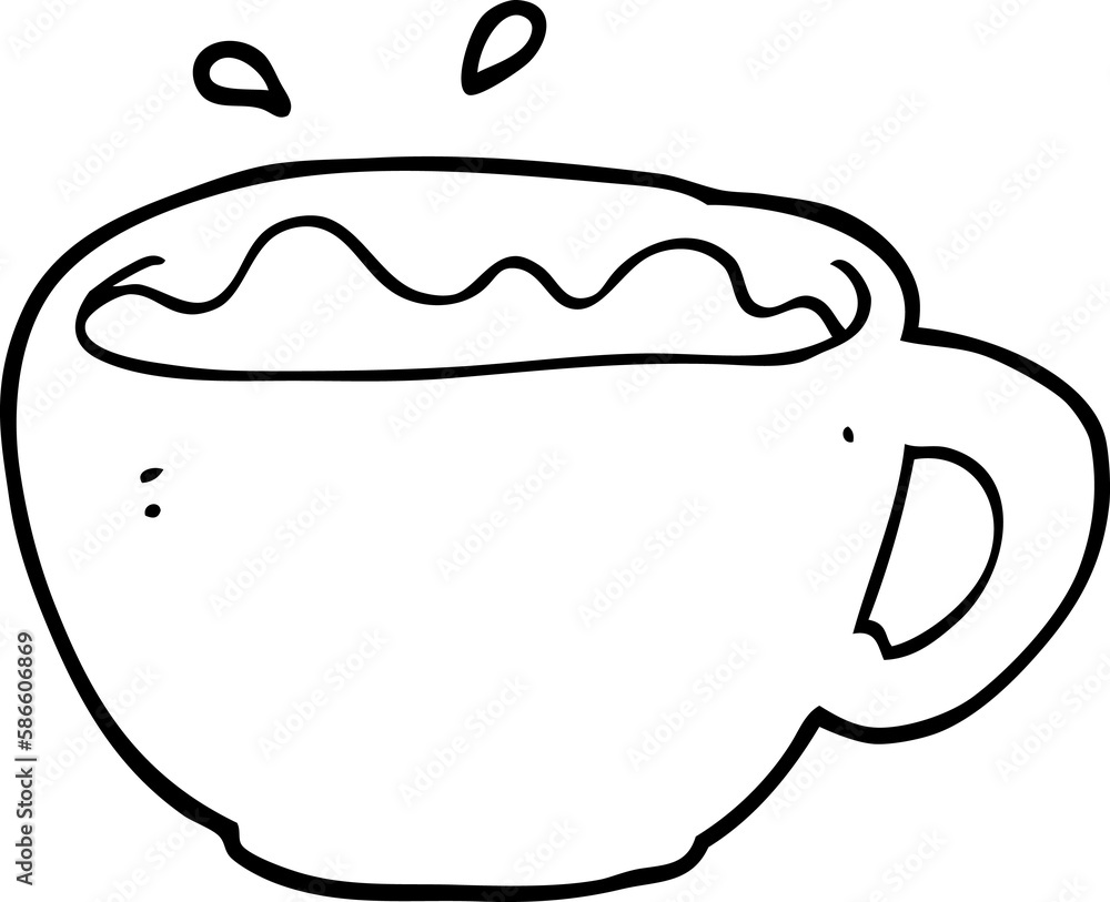 cartoon coffee cup cartoon coffee cup
