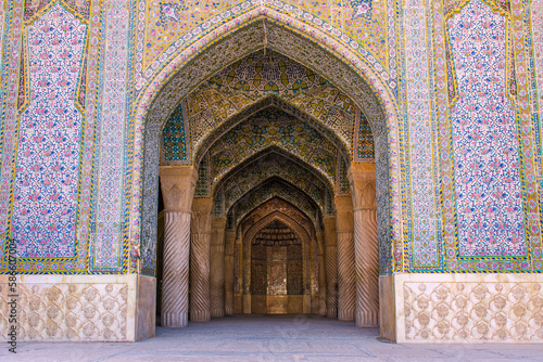 Entrance to the Imam mosque in Isfahan