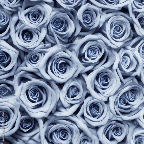 blue roses background