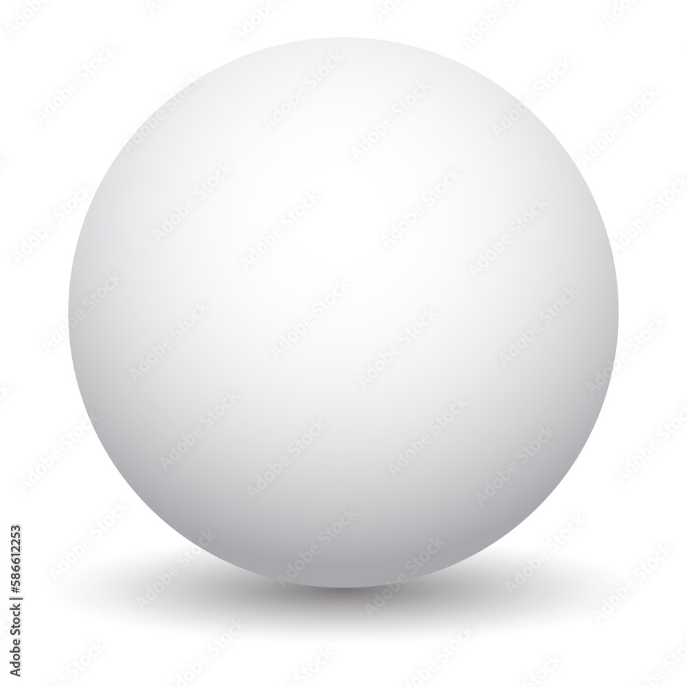 3d globe - white