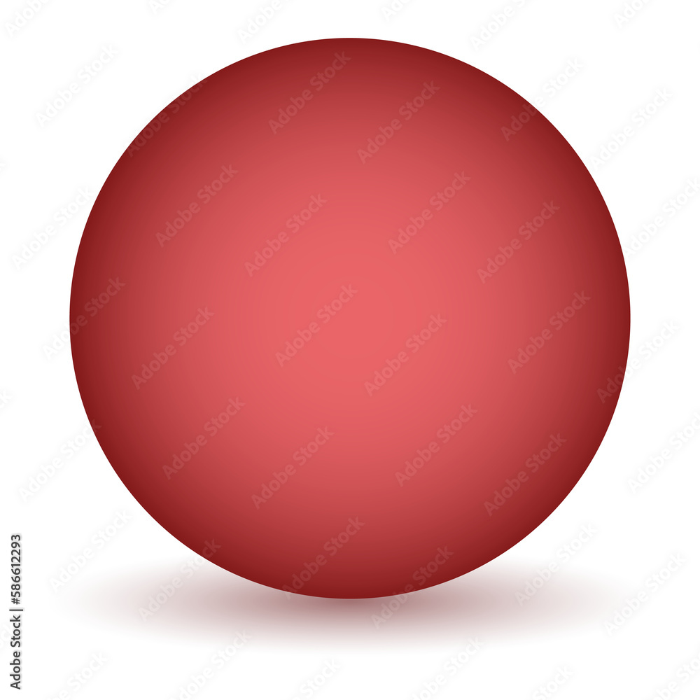 3d globe - red 3d globe - red