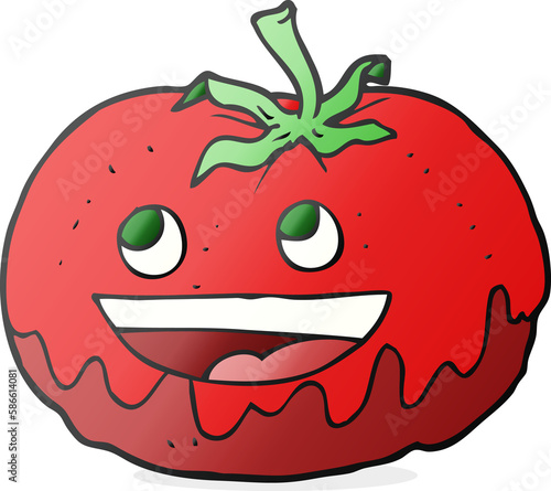 cartoon tomato