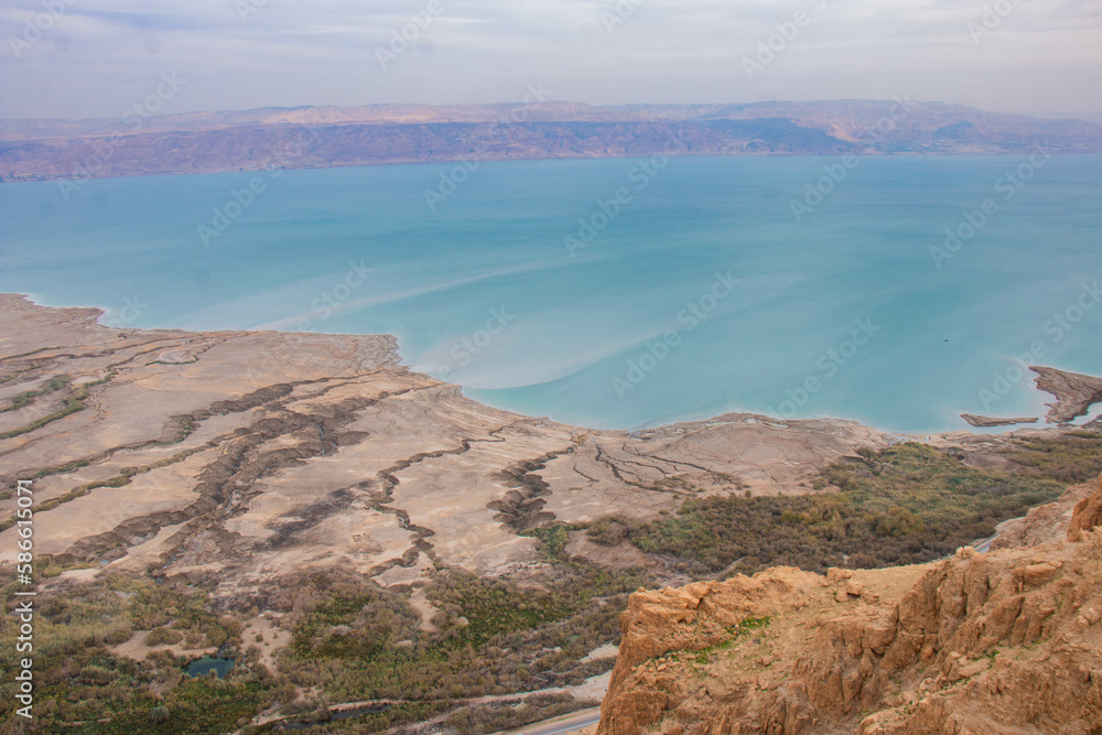 The Dead Sea from the Jericho Mountains, Palestine