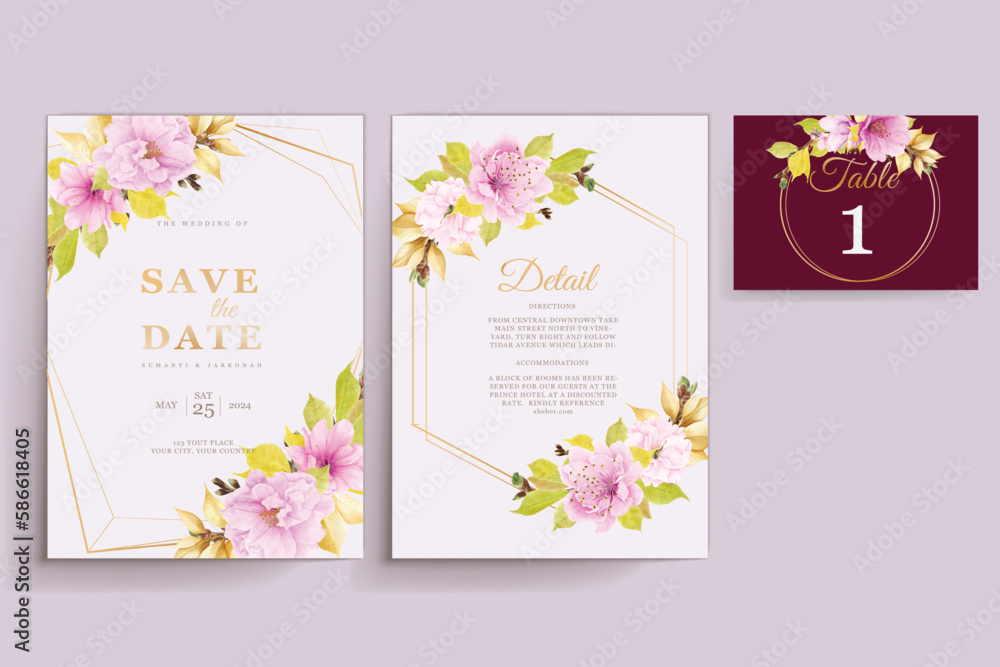 cherry blossom invitation card design cherry blossom invitation card design