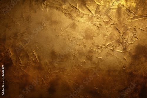 Warm and Inviting Gold Metal Texture