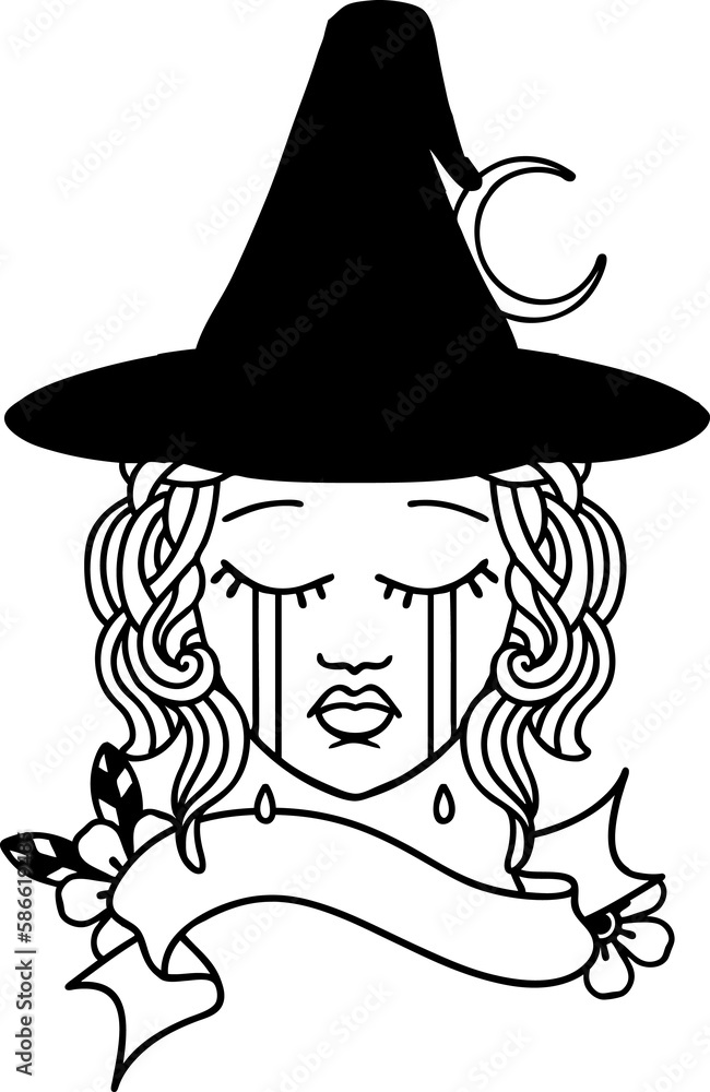human witch character face illustration human witch character face illustration