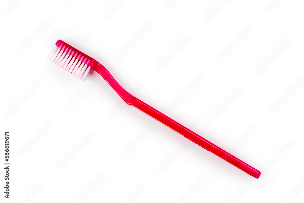A simple toothbrush on a white background. A simple toothbrush on a white background.