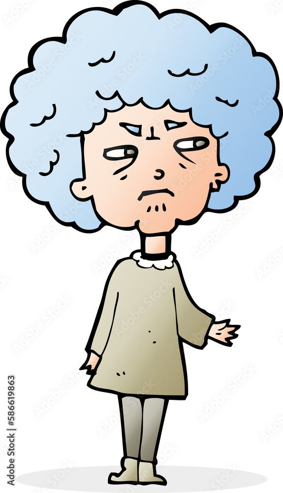 cartoon old lady cartoon old lady