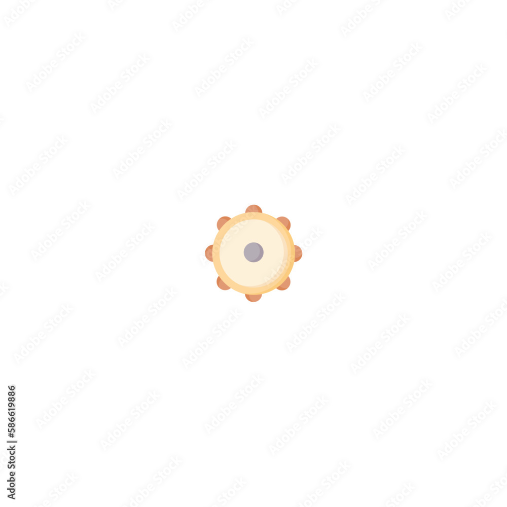 icon tambourine Ramadan and Islamic Eid icon tambourine Ramadan and Islamic Eid