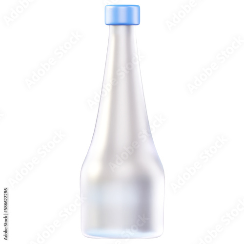 Wallpaper Mural Empty plastic bottles. Realistic transparent container for water or liquids, isolated 3D mockups for advertising. Torontodigital.ca
